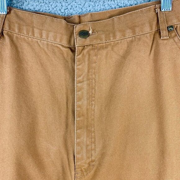 Bear River Carpenter Pants Mens 46 Brown Double Knee Workwear Outdoor Camp 44x30 - Picture 4 of 16